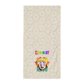 Close-up of the soft texture of the Mystical Forest Adventures bath towel.